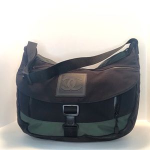 CHANEL CC Sports Line Messenger Bag in Canvas